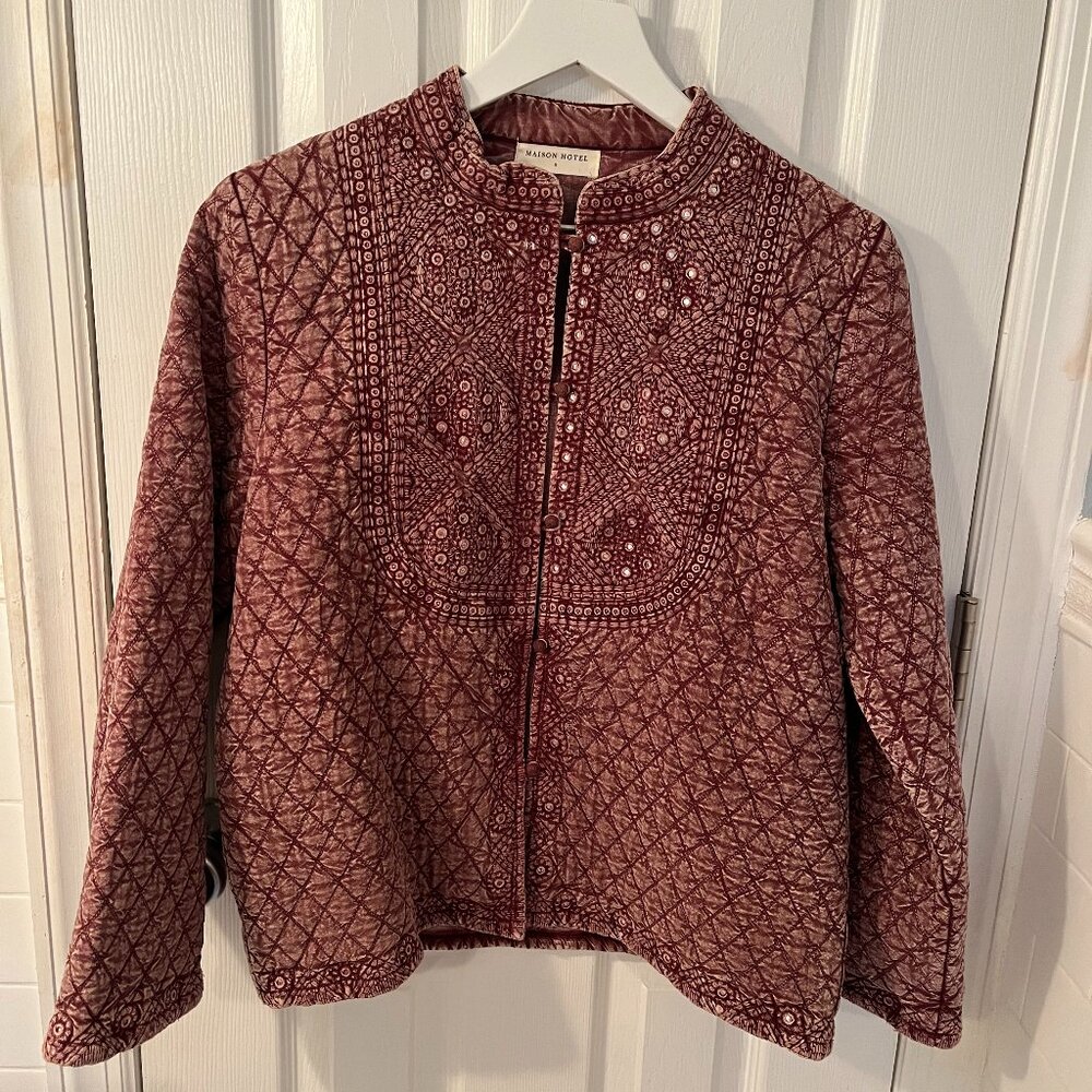 Maison Hotel Camilla Jacket - Amritsar Sangria